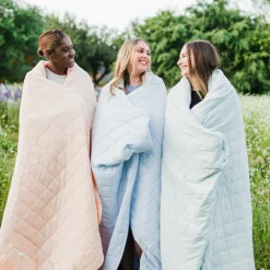 Adult Quilted Blanket in Mist 2.5