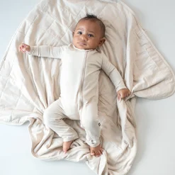 Baby Blanket in Bisque 1.0