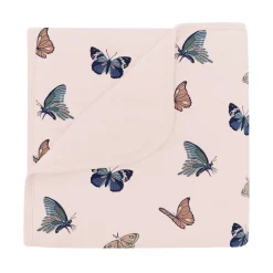 Baby Blanket in Blush Butterfly 1.0