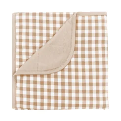 Baby Blanket in Gingham Bisque