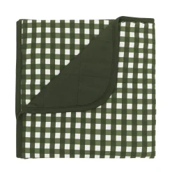 Baby Blanket in Gingham Fir