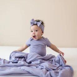 Baby Blanket in Taro 1.0