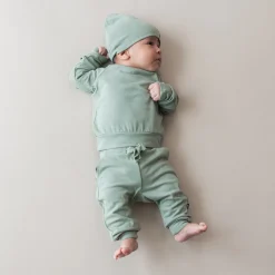 Bamboo Jersey Beanie in Thyme