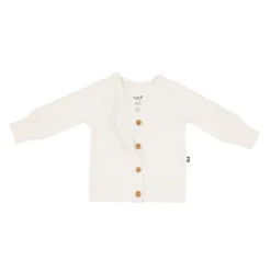 Bamboo Jersey Cardigan in Oat