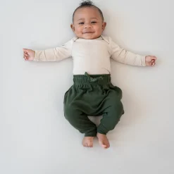 Bamboo Jersey Harem Pants in Fir