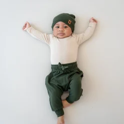 Bamboo Jersey Harem Pants in Fir