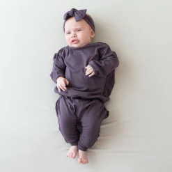 Bamboo Jersey Harem Pants in Currant