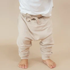 Bamboo Jersey Harem Pants in Bisque