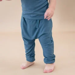 Bamboo Jersey Harem Pants in Atlantic