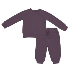 Bamboo Jersey Jogger Set in Currant