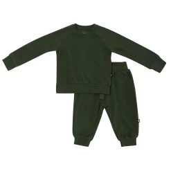 Bamboo Jersey Jogger Set in Fir