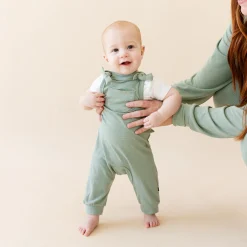 Bamboo Jersey Overall in Thyme