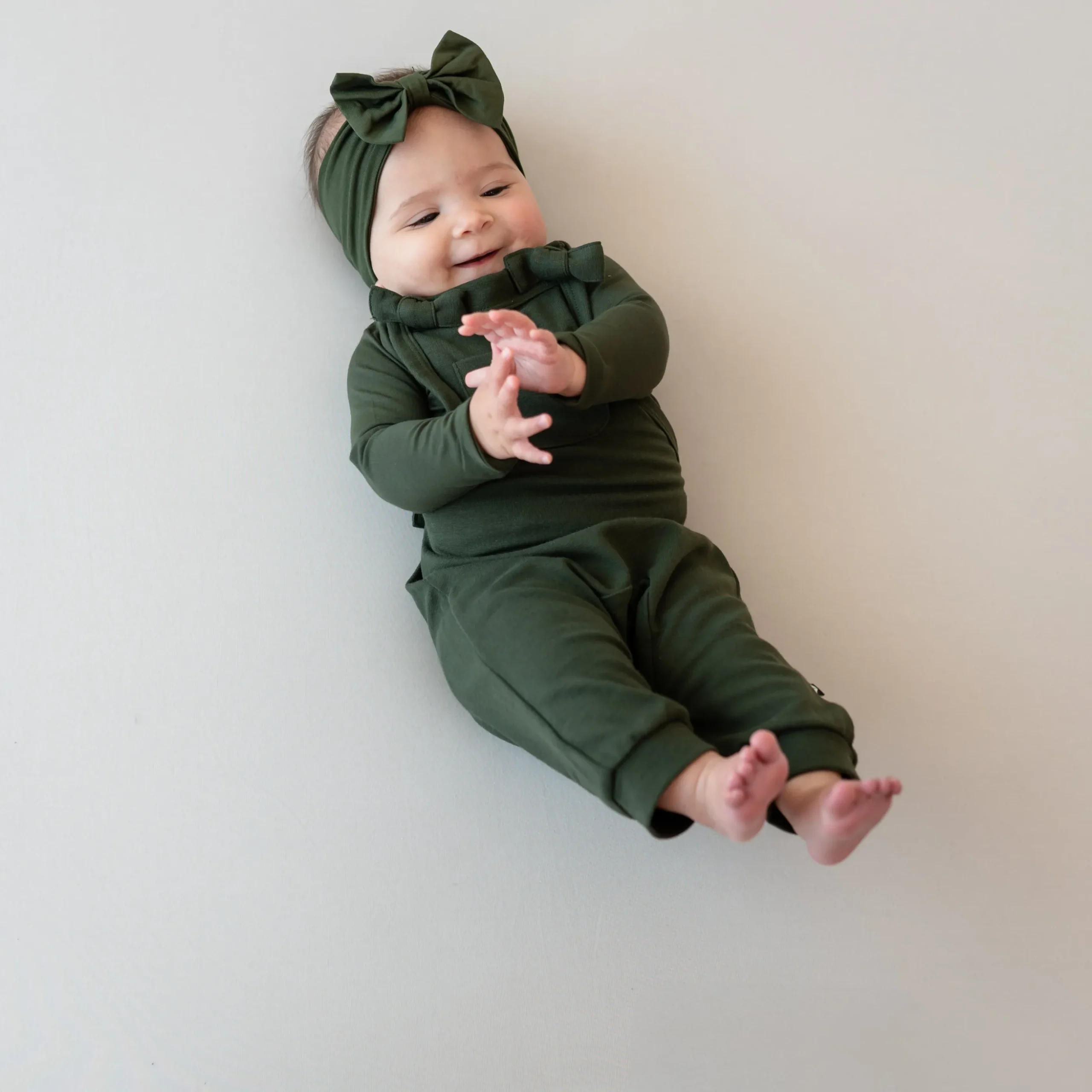 Bamboo Jersey Overall in Fir