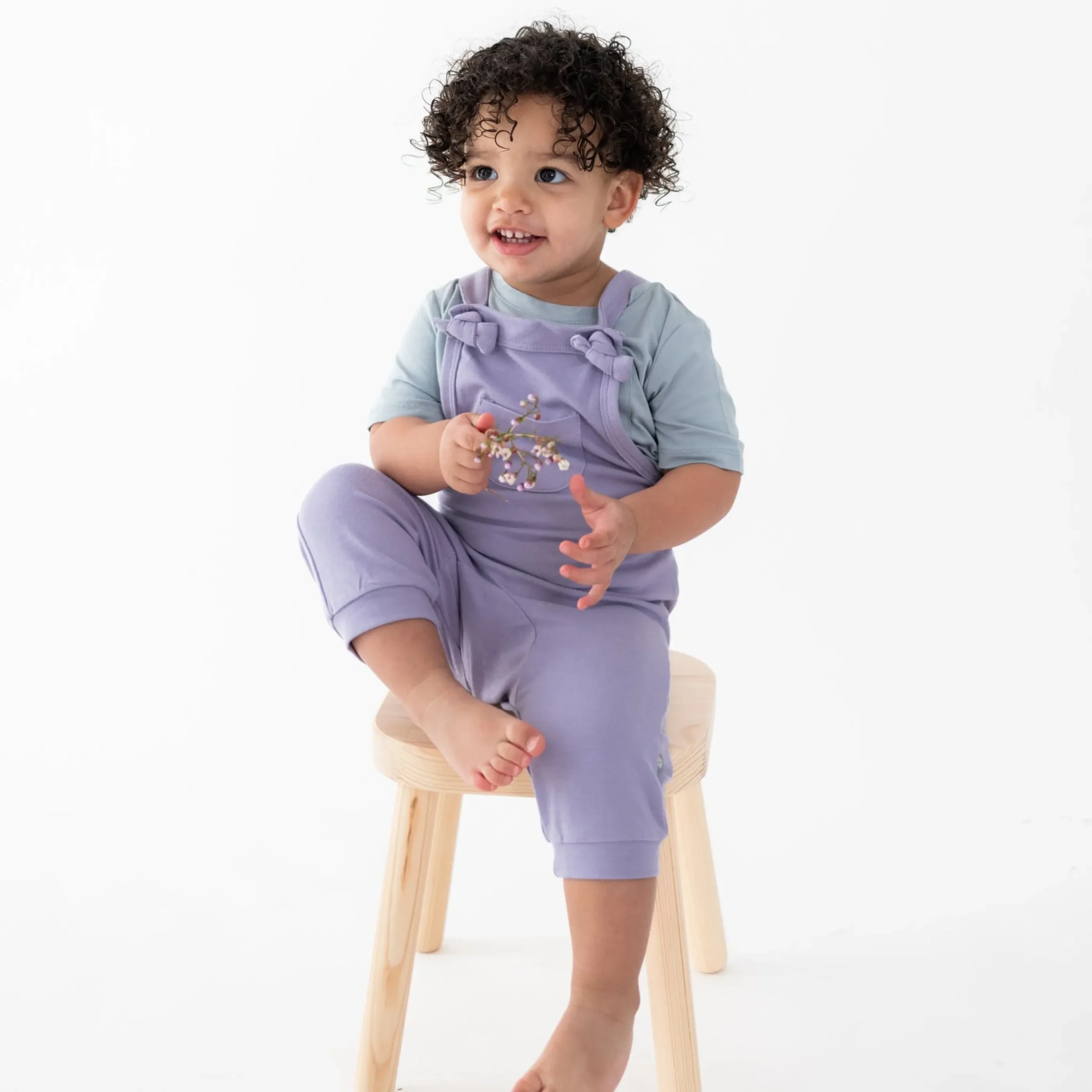 Bamboo Jersey Overall in Taro