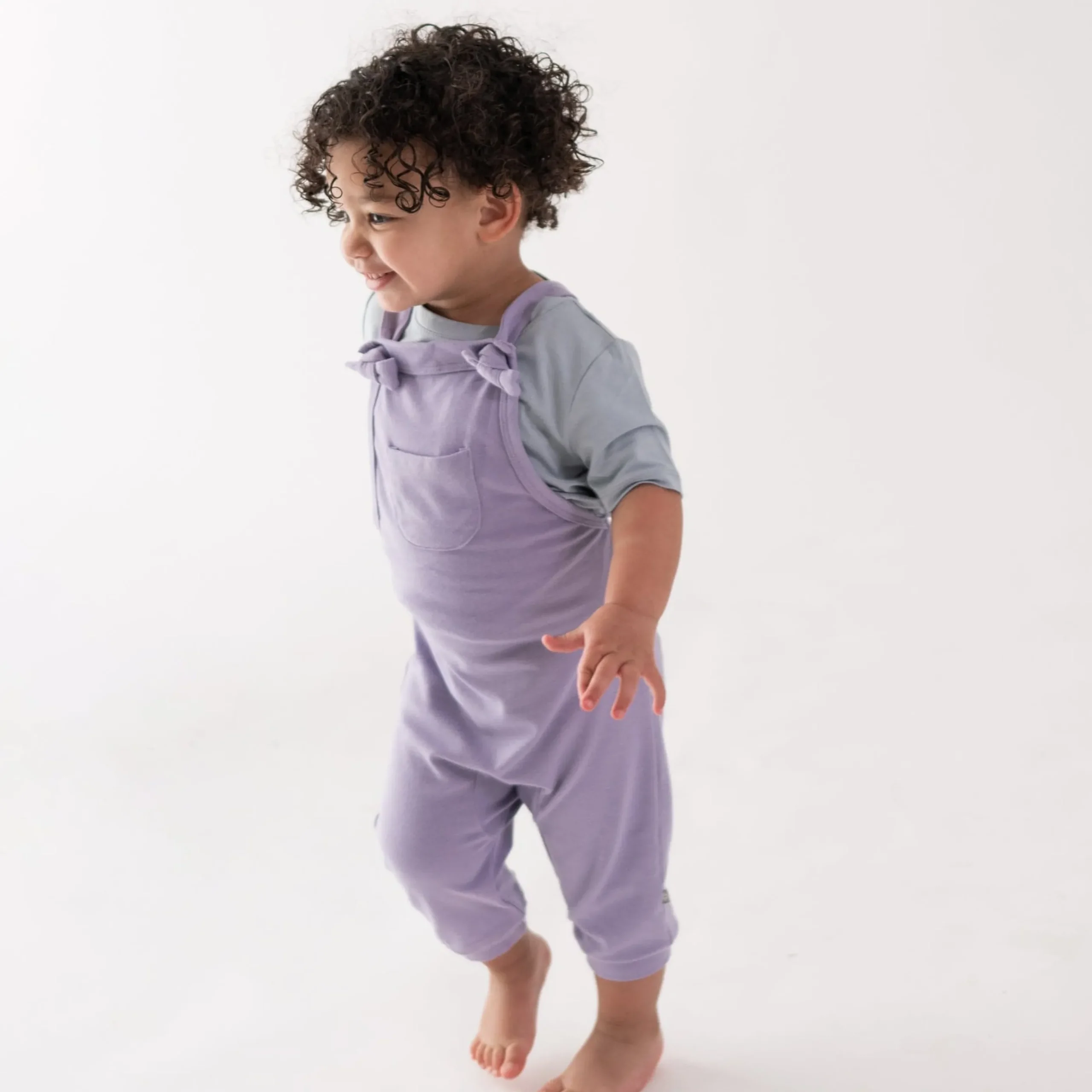 Bamboo Jersey Overall in Taro