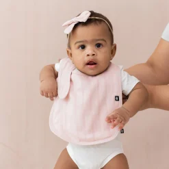 Bamboo Muslin Bib in Blush