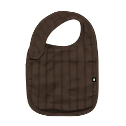 Bamboo Muslin Bib in Espresso