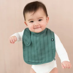 Bamboo Muslin Bib in Pine