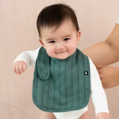 Bamboo Muslin Bib in Pine