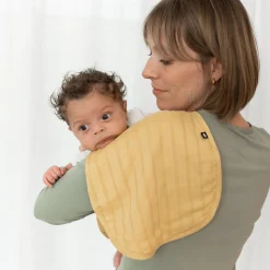 Bamboo Muslin Burp Cloth in Sandcastle