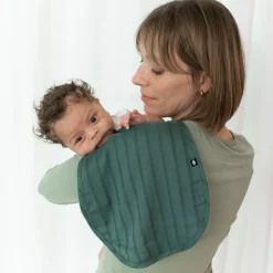 Bamboo Muslin Burp Cloth in Pine