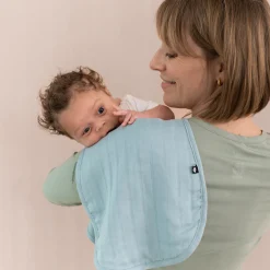 Bamboo Muslin Burp Cloth in Mist
