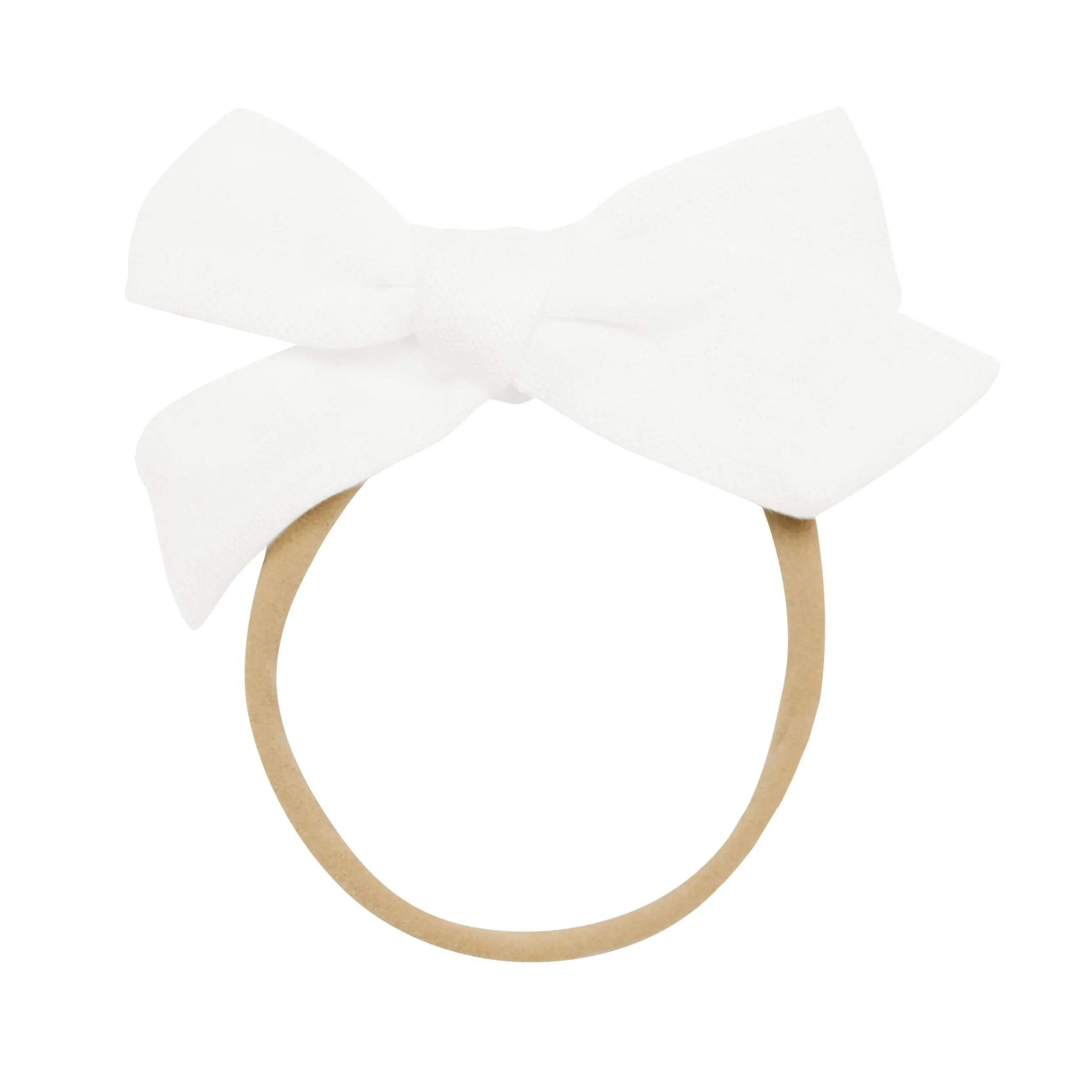 Bamboo Muslin Medium Bow in Cloud