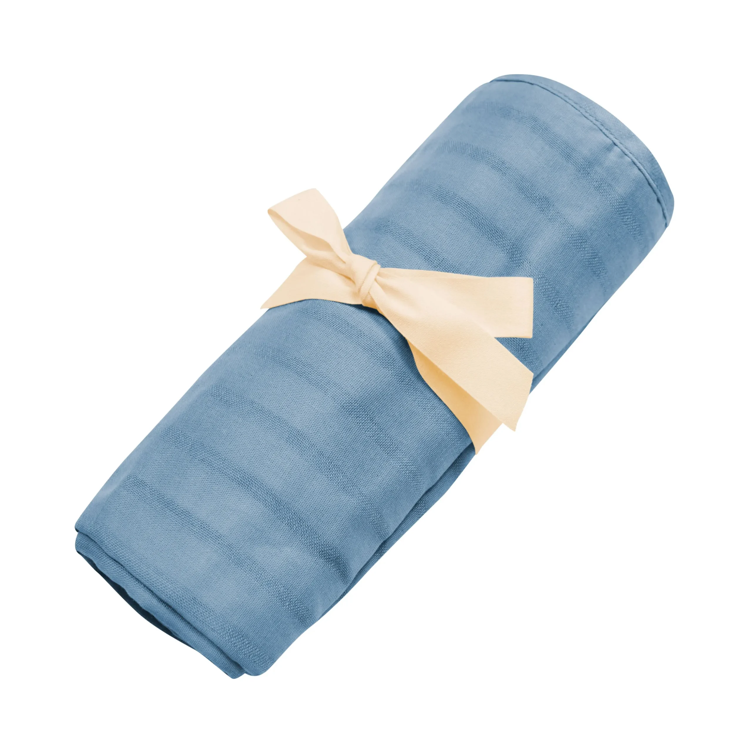 Bamboo Muslin Swaddle Blanket in Slate