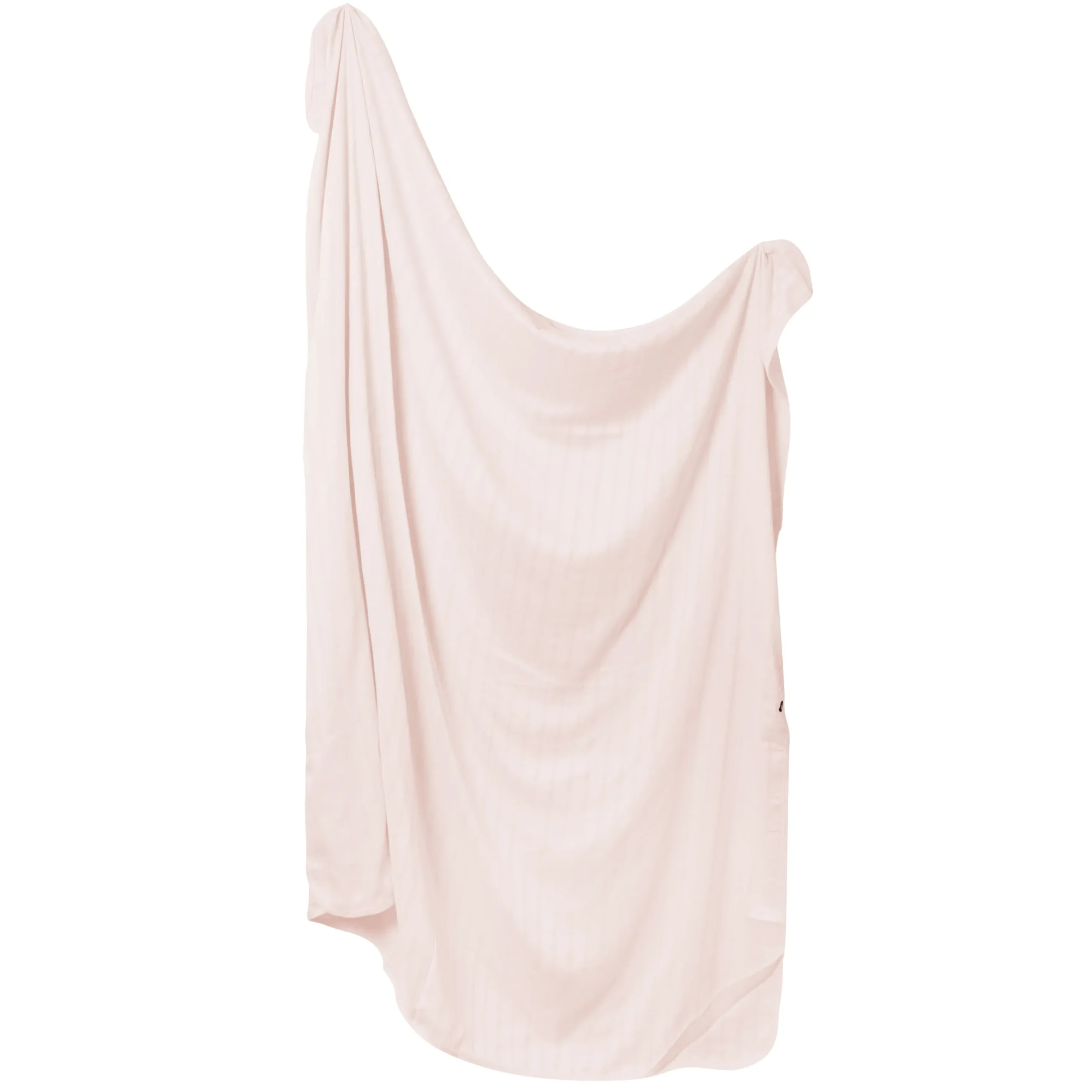 Bamboo Muslin Swaddle Blanket in Blush
