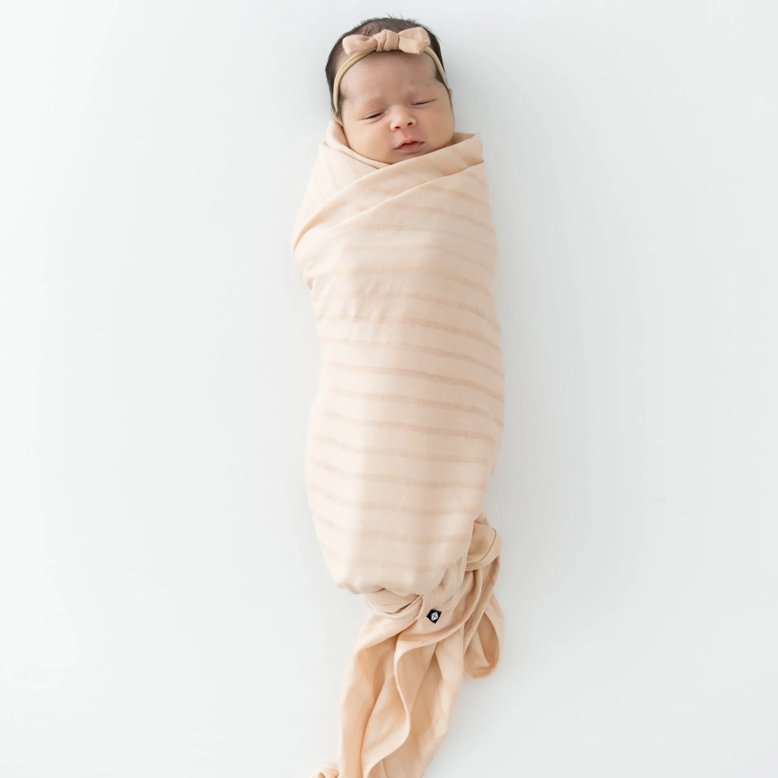 Bamboo Muslin Swaddle Blanket in Porcelain
