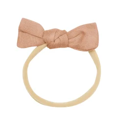 Bamboo Muslin Tiny Bow in Fawn