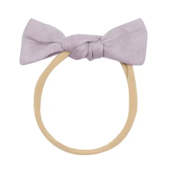 Bamboo Muslin Tiny Bow in Wisteria