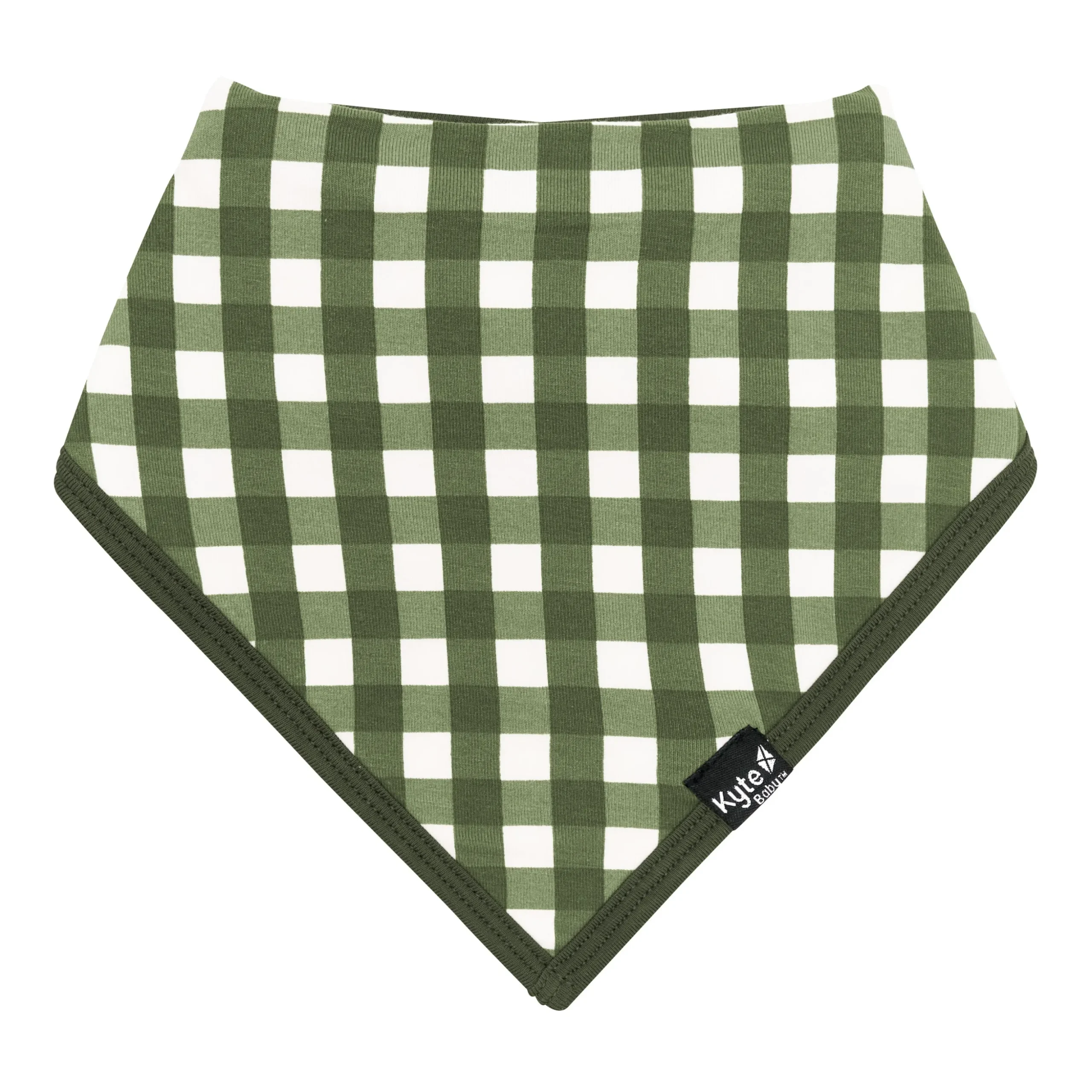 Bib in Gingham Fir