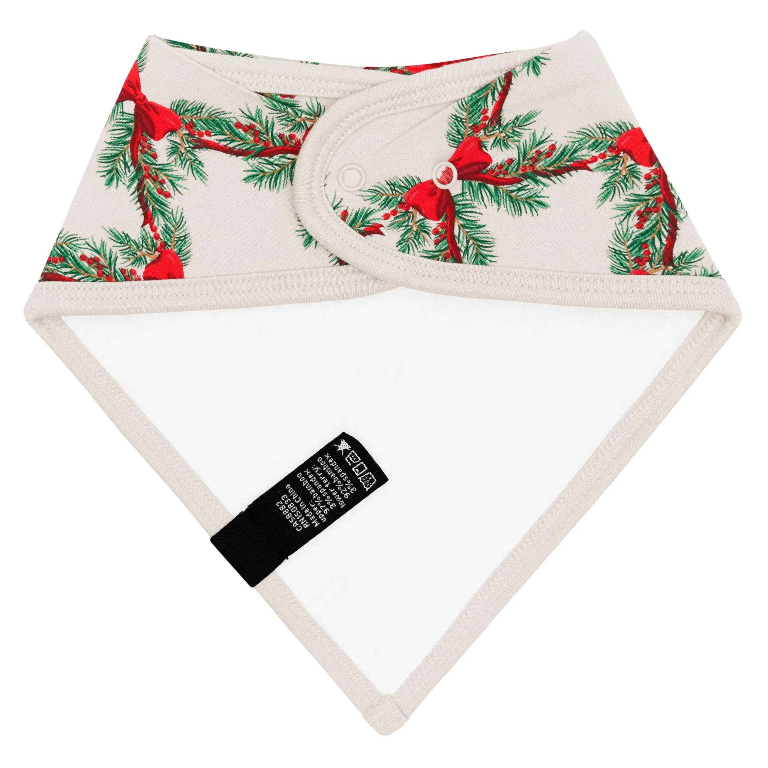 Bib in Holiday Bow