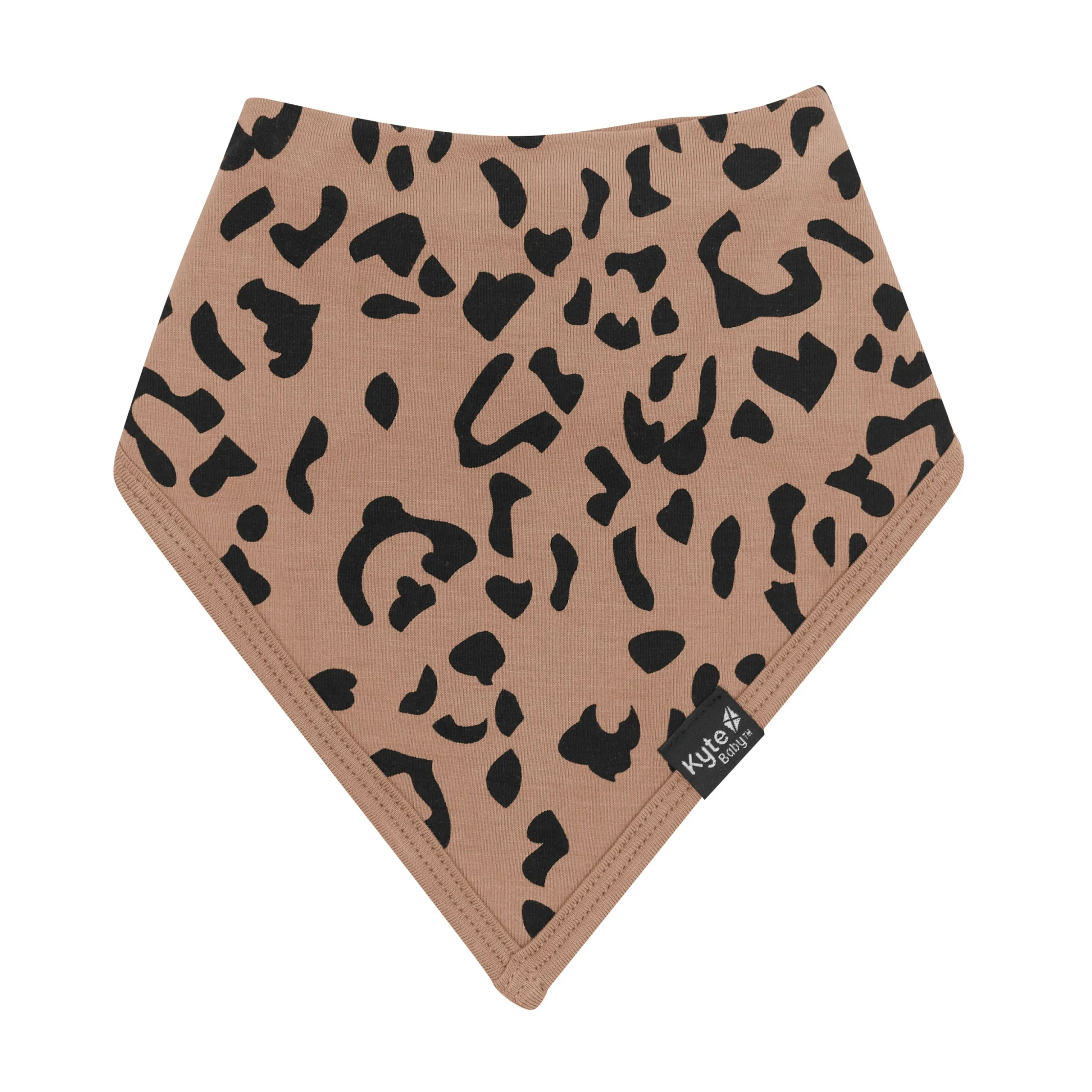 Bib in Latte Leopard