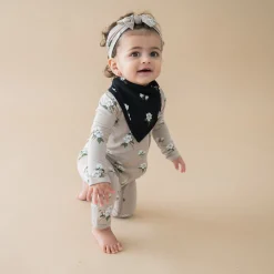 Bib in Small Midnight Magnolia
