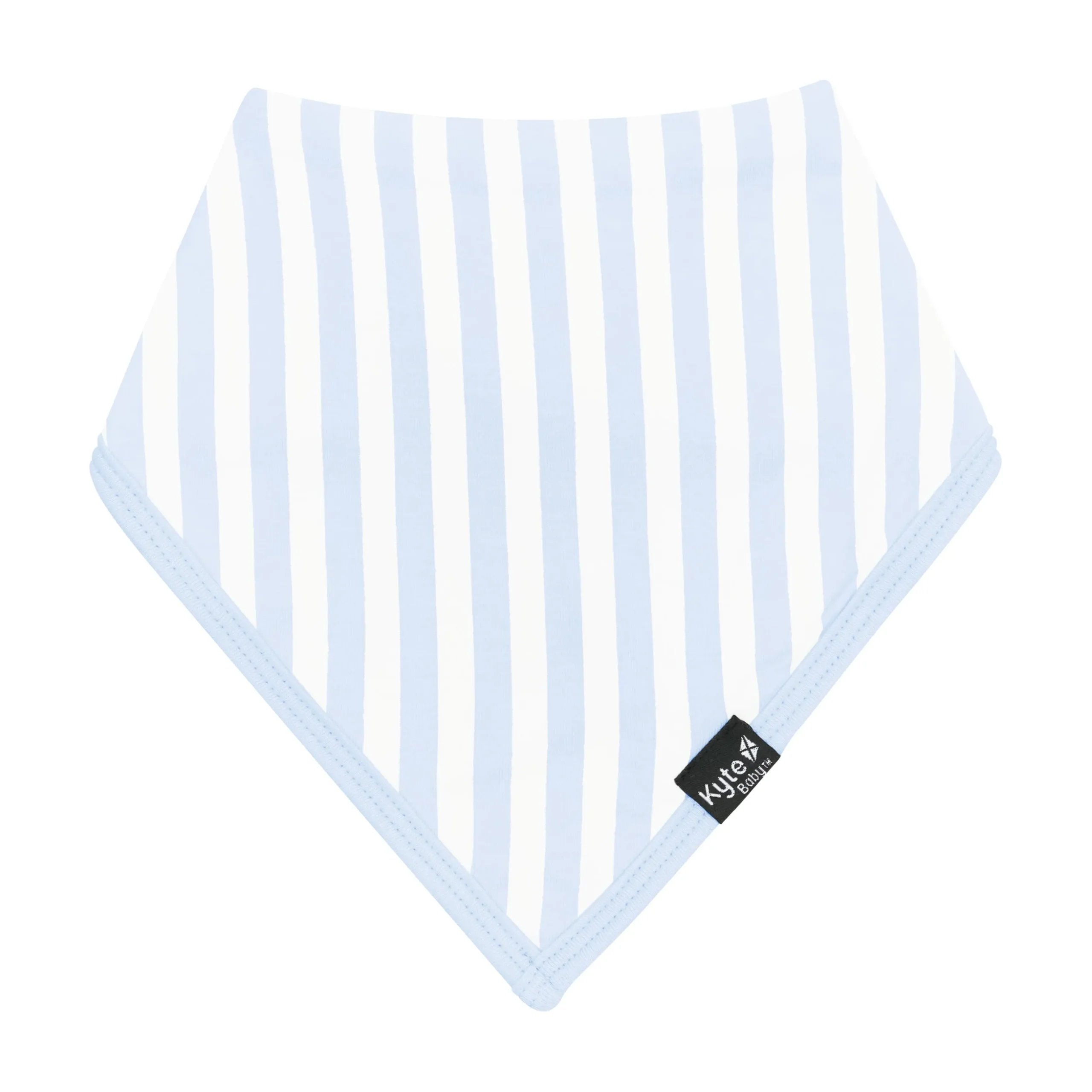 Bib in Small Mist Stripe
