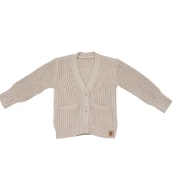 Chunky Knit Oversized Cardigan in Almond