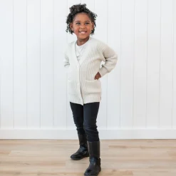 Chunky Knit Oversized Cardigan in Oat