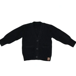 Chunky Knit Oversized Cardigan in Midnight