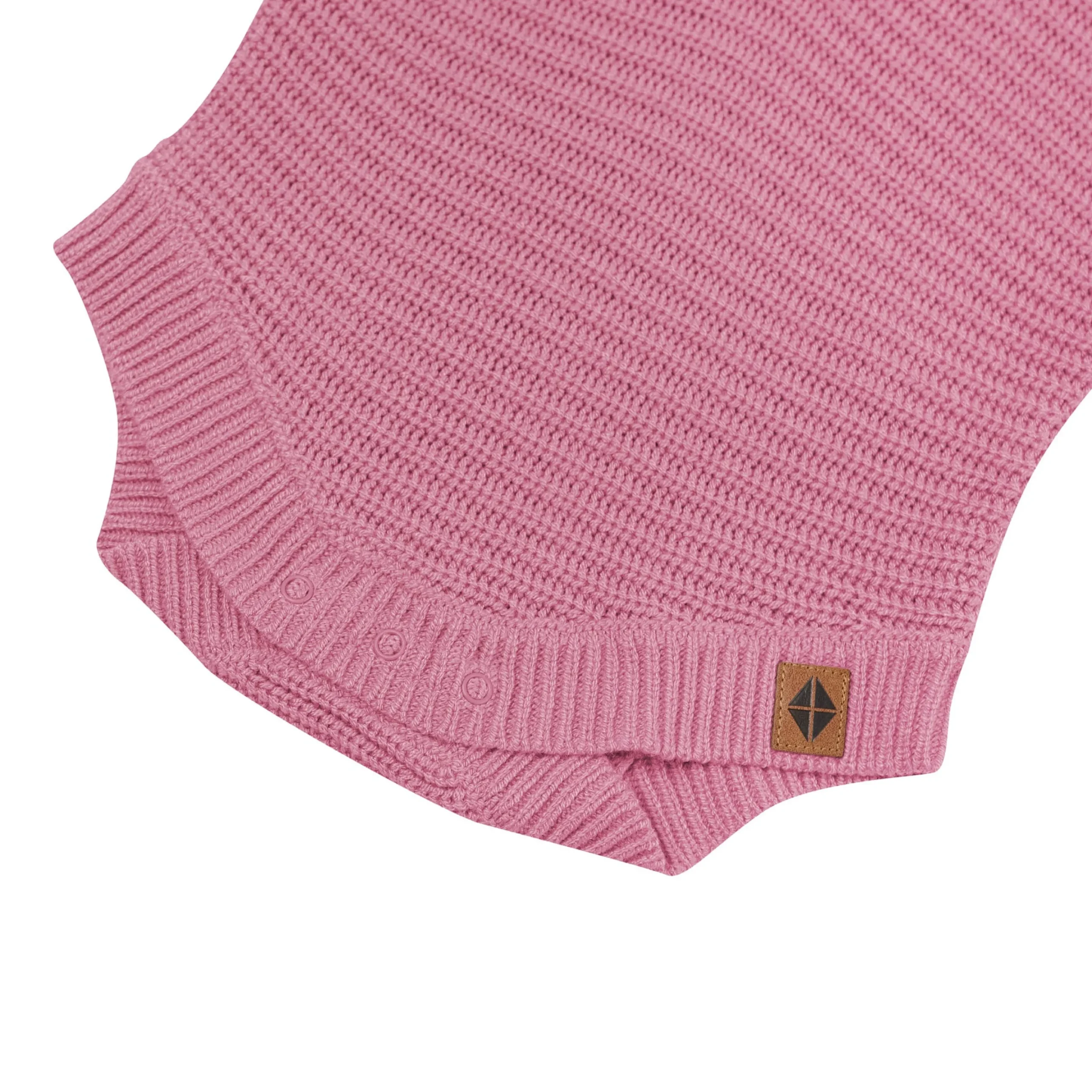 Chunky Knit Romper in Apple Blossom