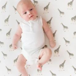 Crib Sheet in Giraffe