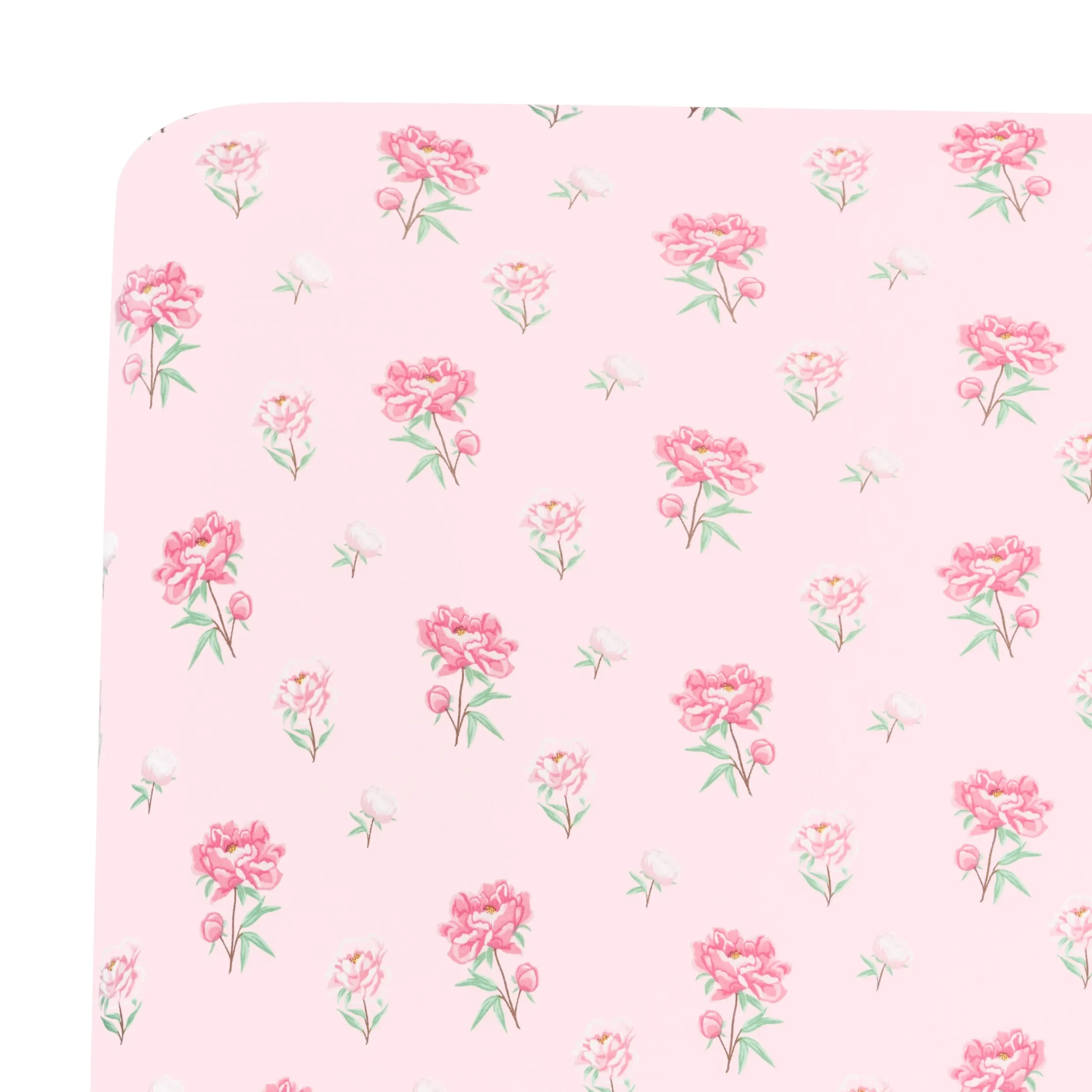 Crib Sheet in Sakura Peony