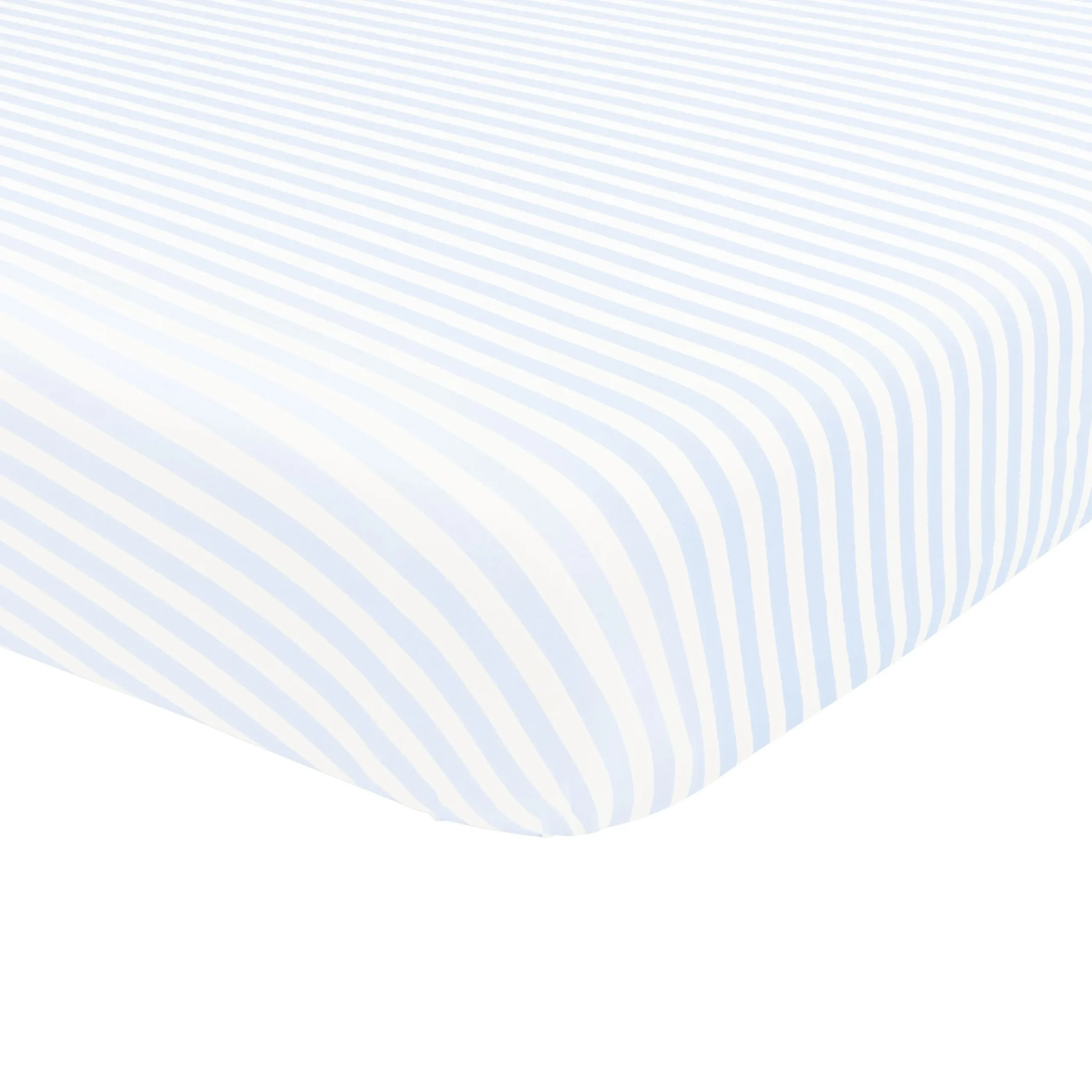 Crib Sheet in Small Mist Stripe