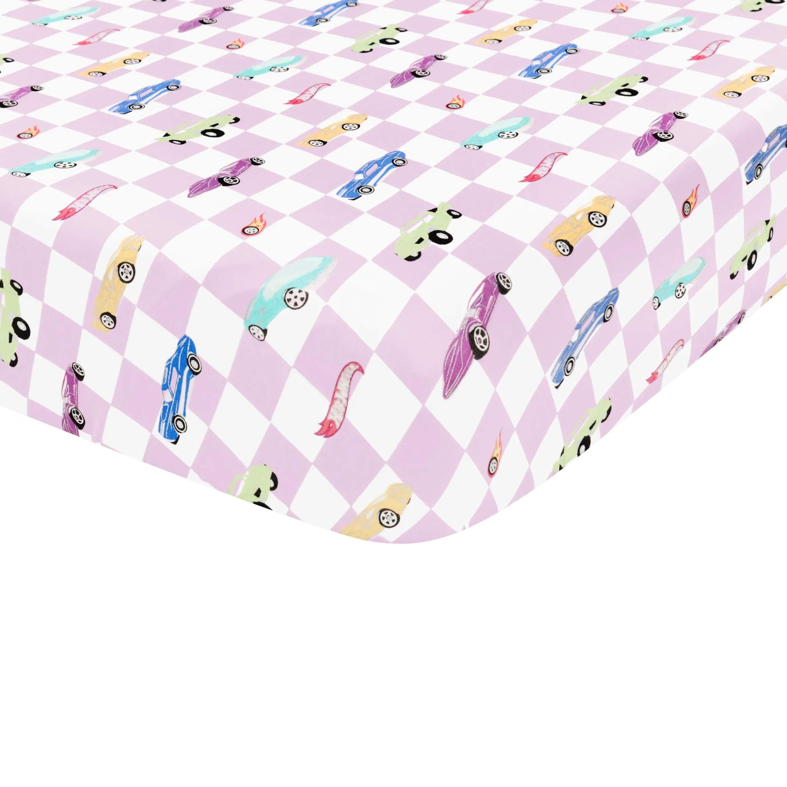 Crib Sheet in Sparkles and Speed