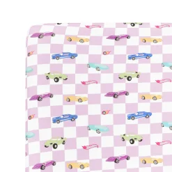 Crib Sheet in Sparkles and Speed