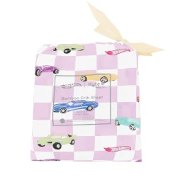 Crib Sheet in Sparkles and Speed