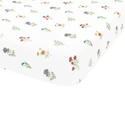 Crib Sheet in Wildflower