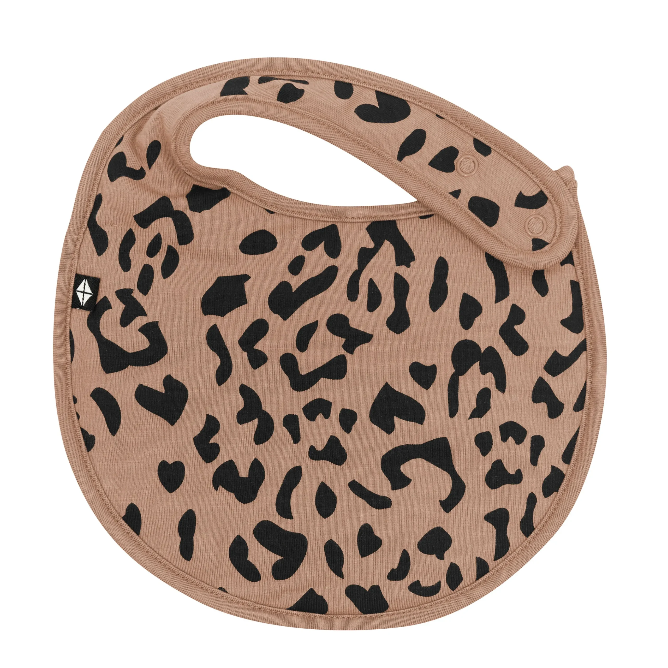Cushy Bib in Latte Leopard