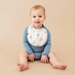 Cushy Bib in Teddy Bear